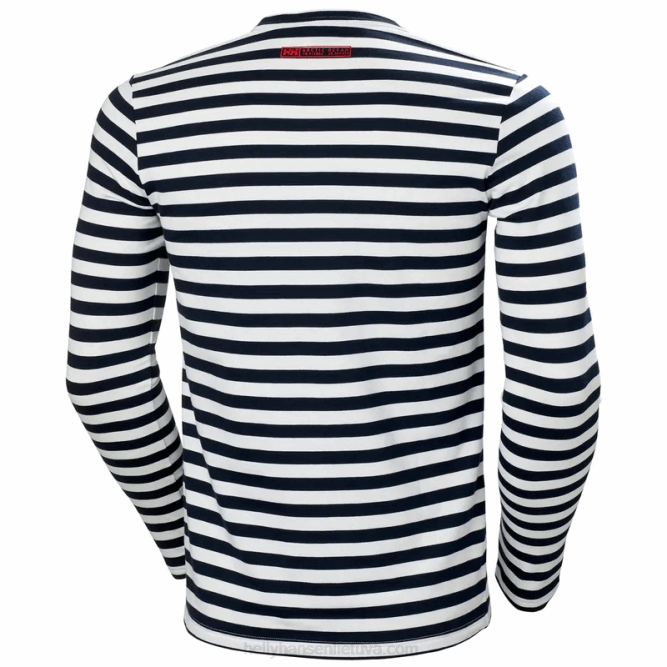 N682938 t-shirt da uomo in cotone a maniche lunghe oceano artico Helly-Hansen fiordo profondo
