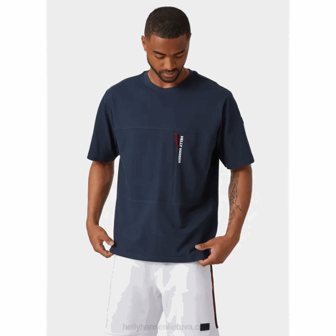 N682944 t-shirt da uomo in piquet rwb Helly-Hansen rosso