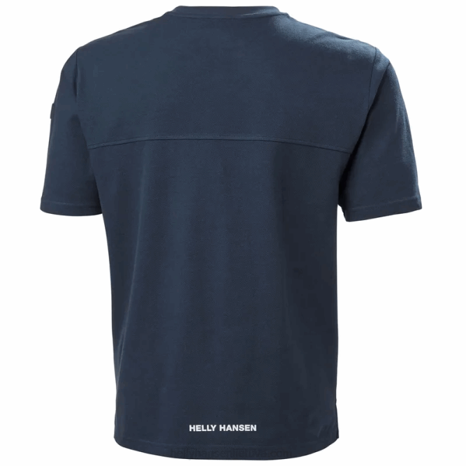N682944 t-shirt da uomo in piquet rwb Helly-Hansen rosso