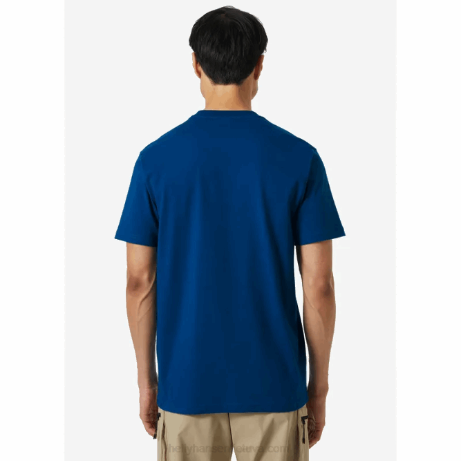 N682946 t-shirt da uomo in cotone move Helly-Hansen abete rosso