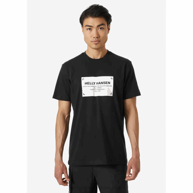 N682948 t-shirt da uomo in cotone move Helly-Hansen bianco