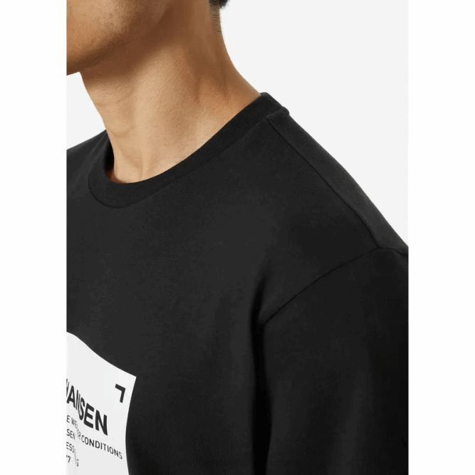 N682948 t-shirt da uomo in cotone move Helly-Hansen bianco