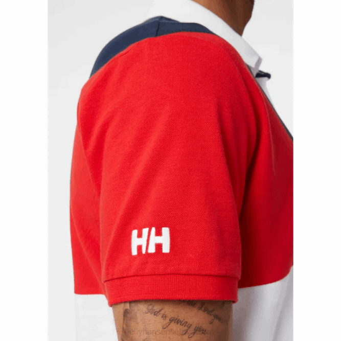 N682959 polo da uomo Helly-Hansen lampone