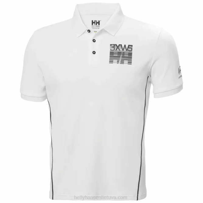 N682967 polo da uomo ad asciugatura rapida hp racing Helly-Hansen nebbia grigia