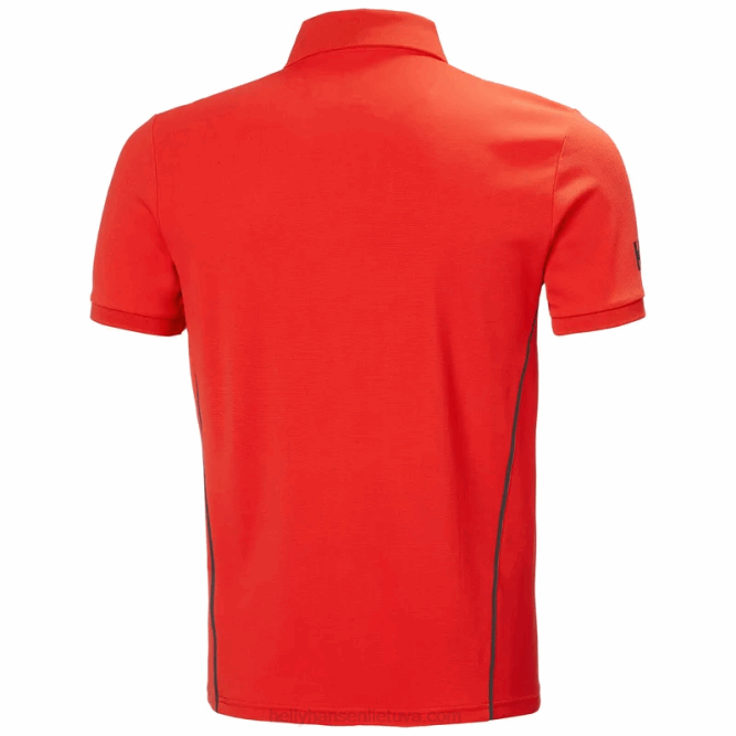 N682968 polo da uomo ad asciugatura rapida hp racing Helly-Hansen bianco