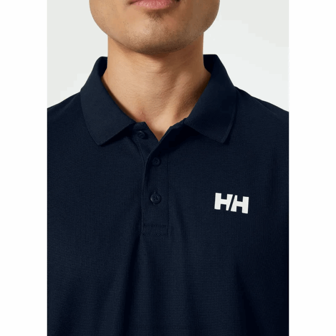 N682979 polo oceanica da uomo ad asciugatura rapida Helly-Hansen ebano