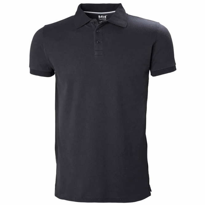N682983 polo da uomo Helly-Hansen ebano