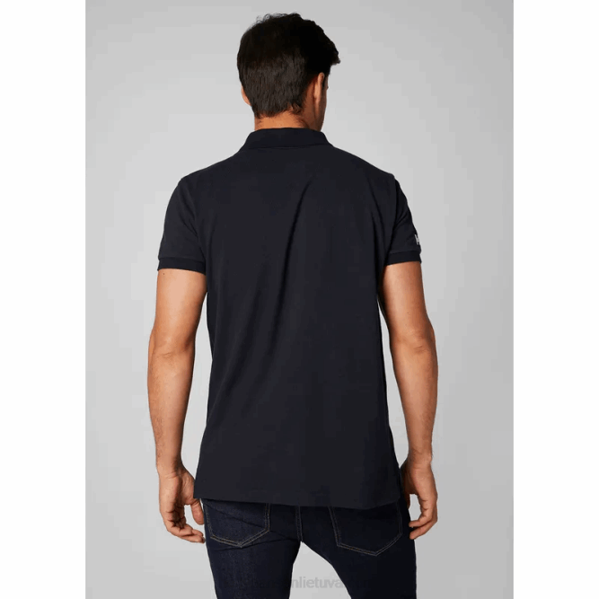 N682983 polo da uomo Helly-Hansen ebano