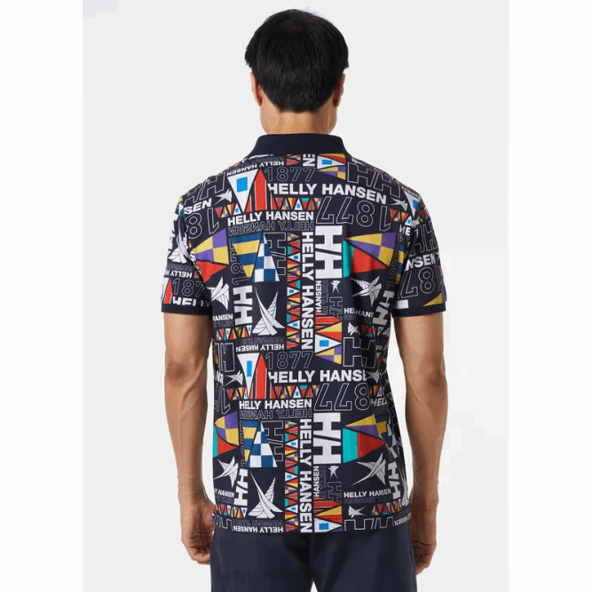 N682993 polo newport da uomo Helly-Hansen borgo oceanico