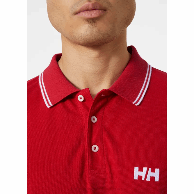 N682998 polo genovese da uomo Helly-Hansen bianco
