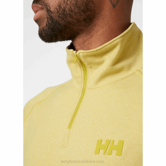 N682524 strato intermedio da uomo con mezza zip in verglas Helly-Hansen abete rosso