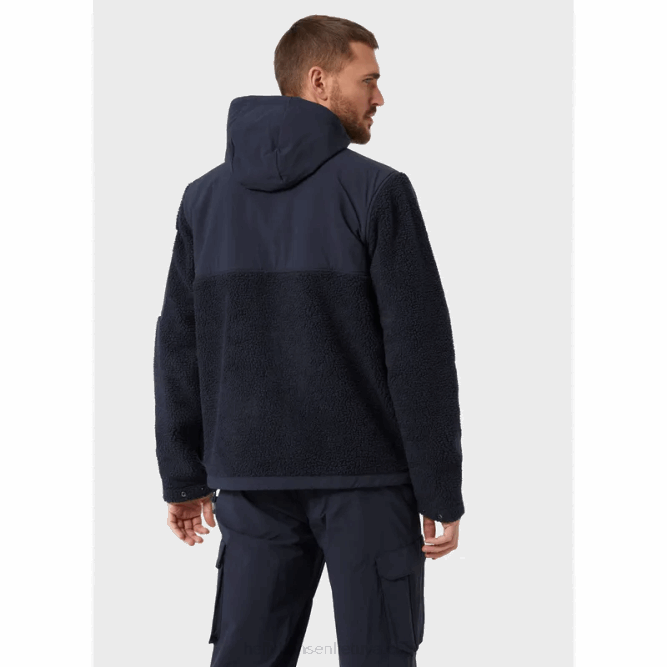 N682512 giacca in pile pattuglia da uomo Helly-Hansen nero