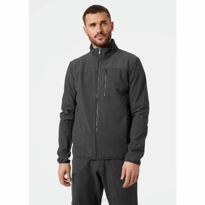 N682103 giacca softshell da uomo 2.0 Helly-Hansen ebano