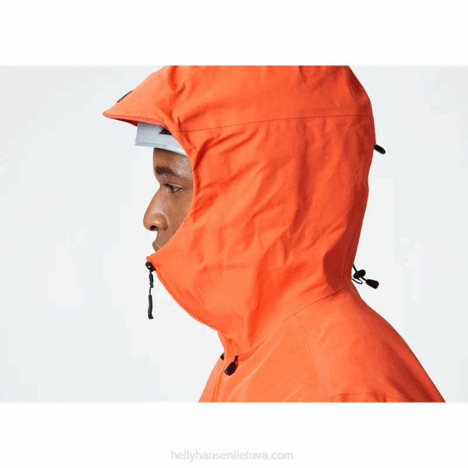 N682141 giacca da uomo odin 9 worlds infinity shell Helly-Hansen arancione brillante