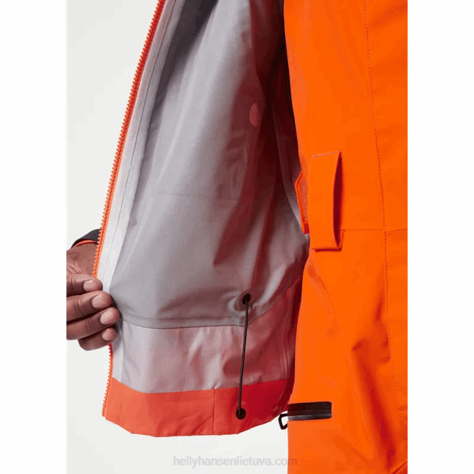 N682141 giacca da uomo odin 9 worlds infinity shell Helly-Hansen arancione brillante