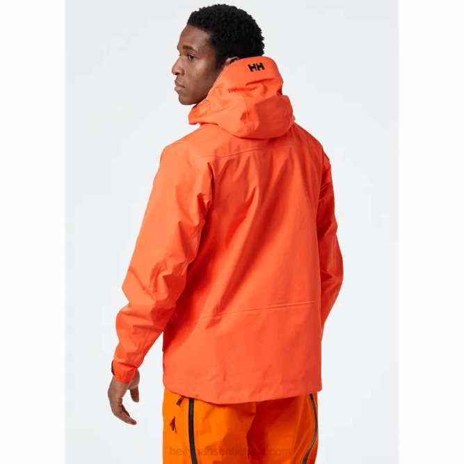 N682141 giacca da uomo odin 9 worlds infinity shell Helly-Hansen arancione brillante