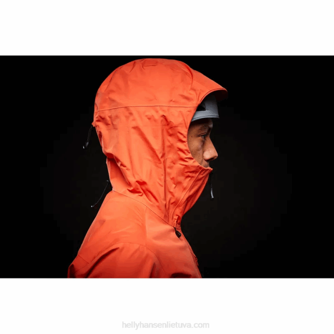 N682141 giacca da uomo odin 9 worlds infinity shell Helly-Hansen arancione brillante