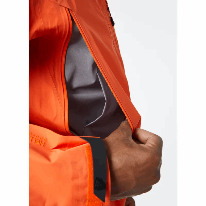 N682141 giacca da uomo odin 9 worlds infinity shell Helly-Hansen arancione brillante