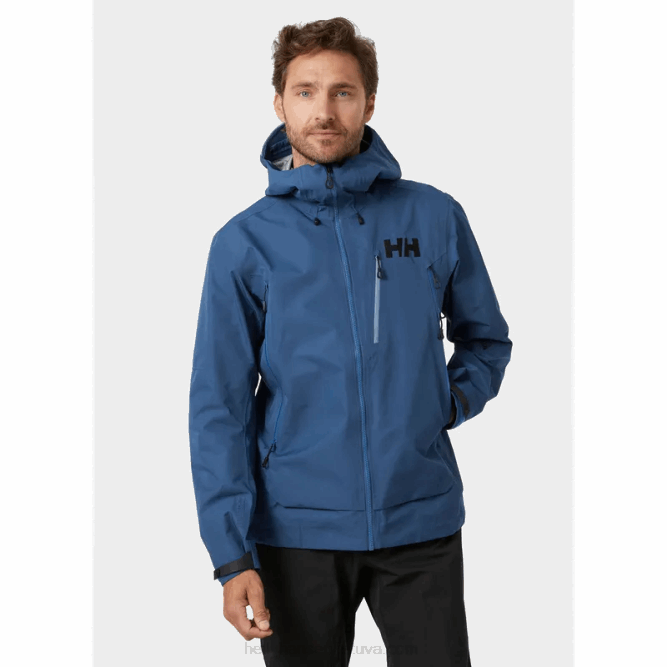 N682142 giacca da uomo odin 9 worlds infinity shell Helly-Hansen fiordo profondo