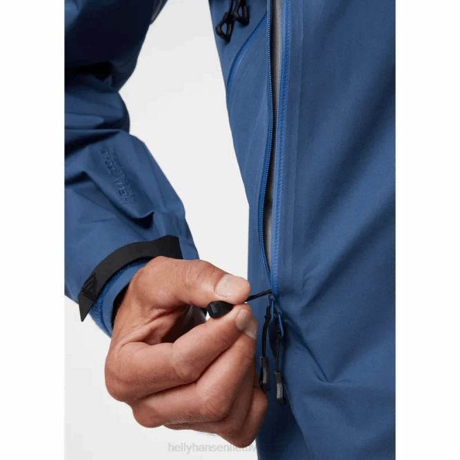 N682142 giacca da uomo odin 9 worlds infinity shell Helly-Hansen fiordo profondo
