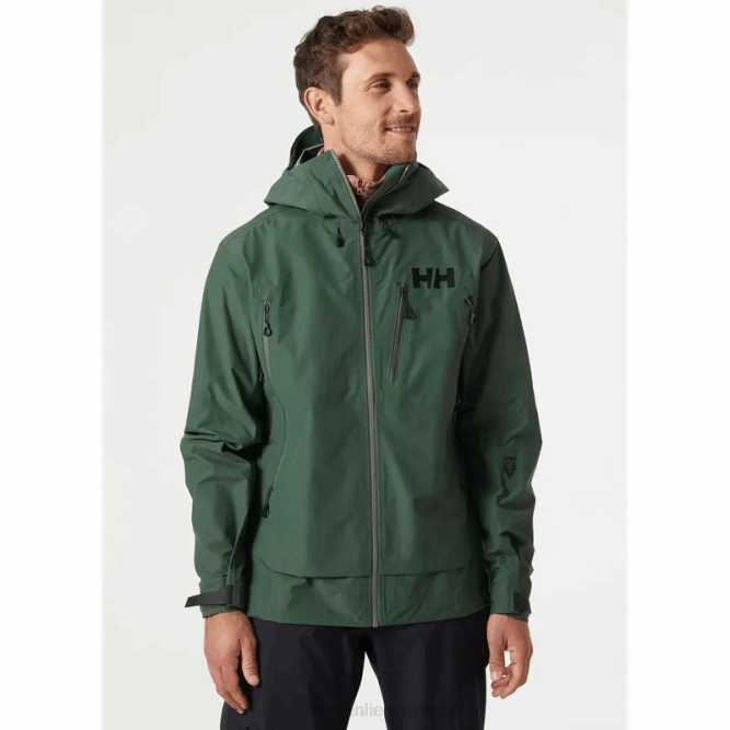 N682147 giacca shell odin 9 worlds 3.0 da uomo Helly-Hansen abete rosso