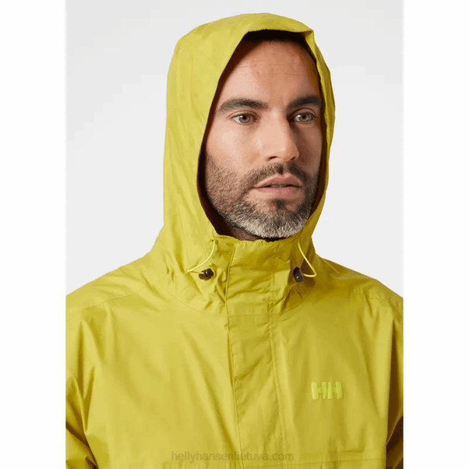 N682162 giacca loke shell da uomo Helly-Hansen oliva calda