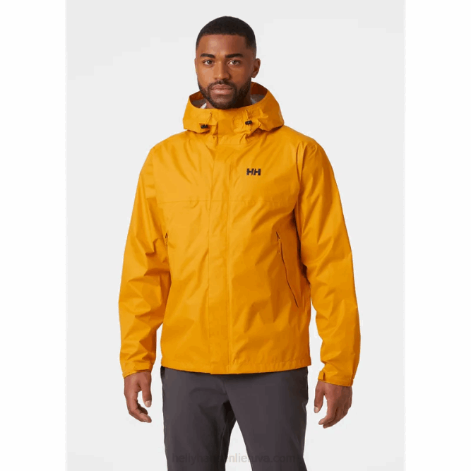 N682163 giacca loke shell da uomo Helly-Hansen lampone