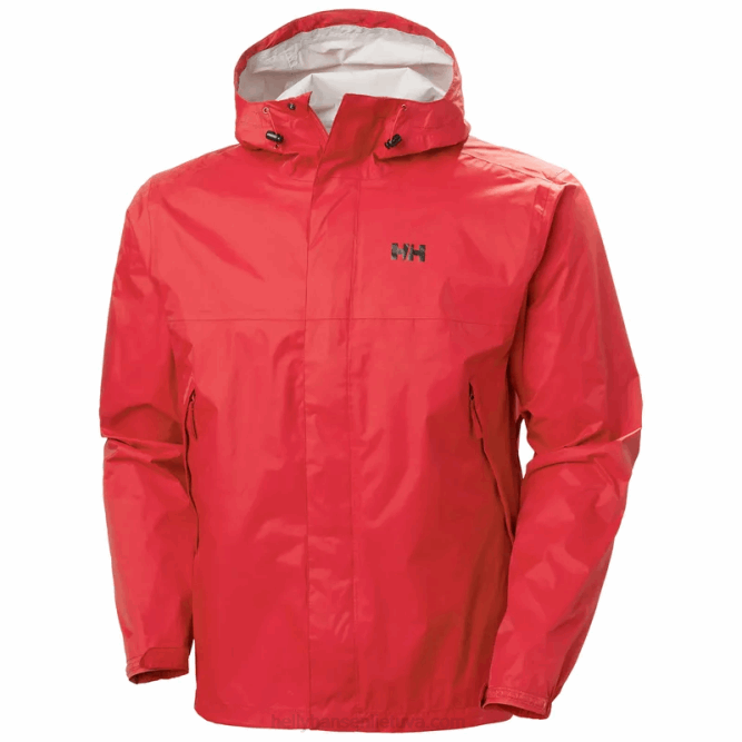 N682165 giacca loke shell da uomo Helly-Hansen rosso