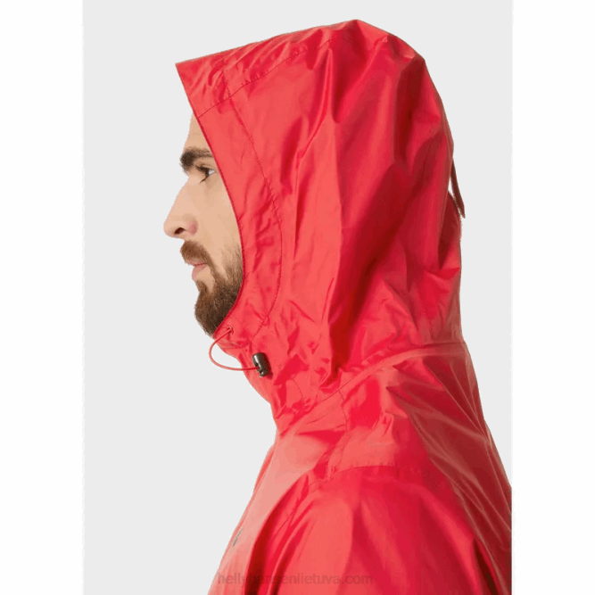N682165 giacca loke shell da uomo Helly-Hansen rosso