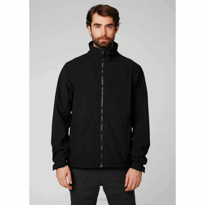 N682167 giacca softshell paramount da uomo Helly-Hansen nero