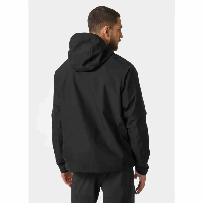 N682188 giacca shell Banff da uomo Helly-Hansen nero