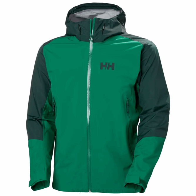 N682189 giacca da uomo verglas 3 strati 2.0 shell Helly-Hansen malachite