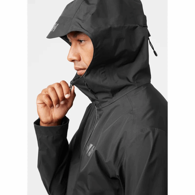 N682191 giacca da uomo verglas 3 strati 2.0 shell Helly-Hansen nero