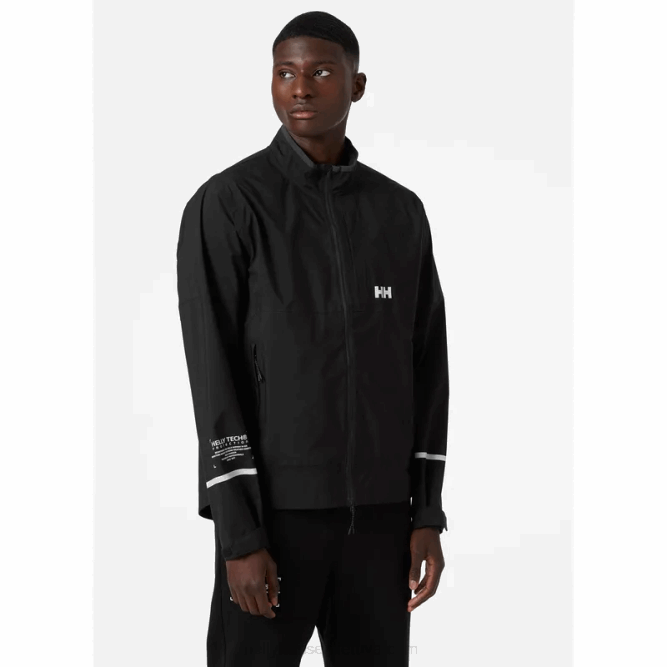 N682272 giacca shell da ciclismo a 3 strati da uomo Helly-Hansen nero