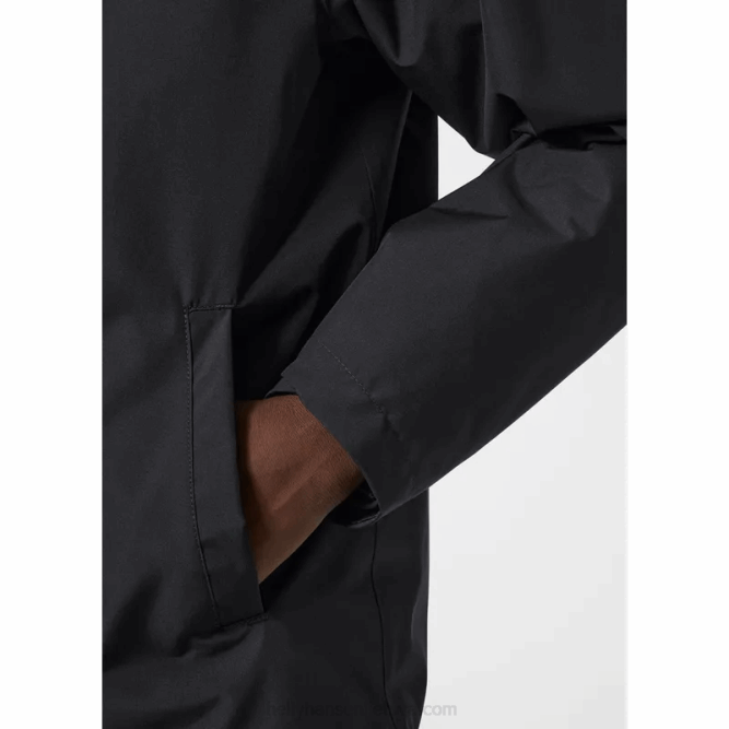 N682279 giacca shell e isolante juell 3 in 1 da uomo Helly-Hansen nero