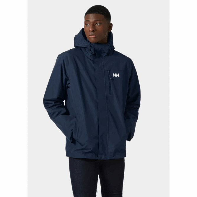 N682280 giacca shell e isolante juell 3 in 1 da uomo Helly-Hansen Marina Militare