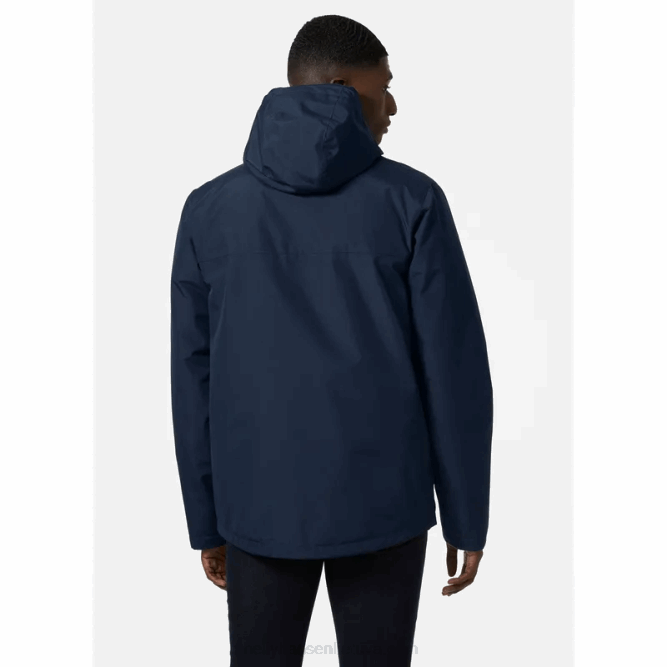 N682280 giacca shell e isolante juell 3 in 1 da uomo Helly-Hansen Marina Militare