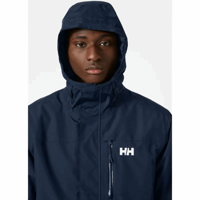 N682280 giacca shell e isolante juell 3 in 1 da uomo Helly-Hansen Marina Militare