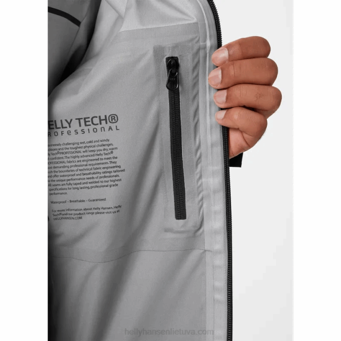 N68252 giacca da uomo hp foil shell Helly-Hansen ebano