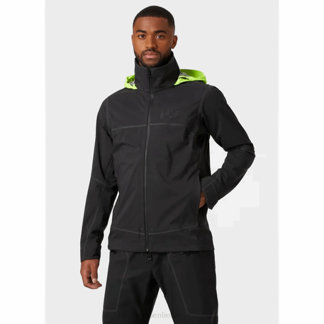 N68252 giacca da uomo hp foil shell Helly-Hansen ebano