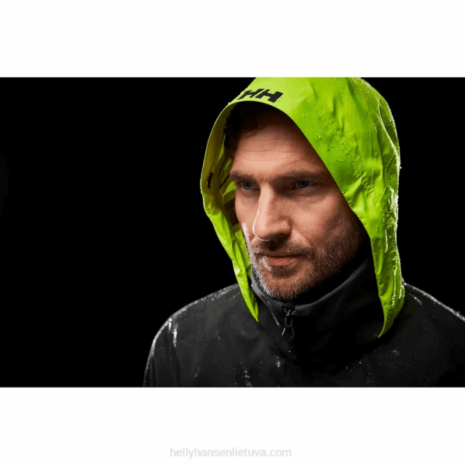 N68252 giacca da uomo hp foil shell Helly-Hansen ebano