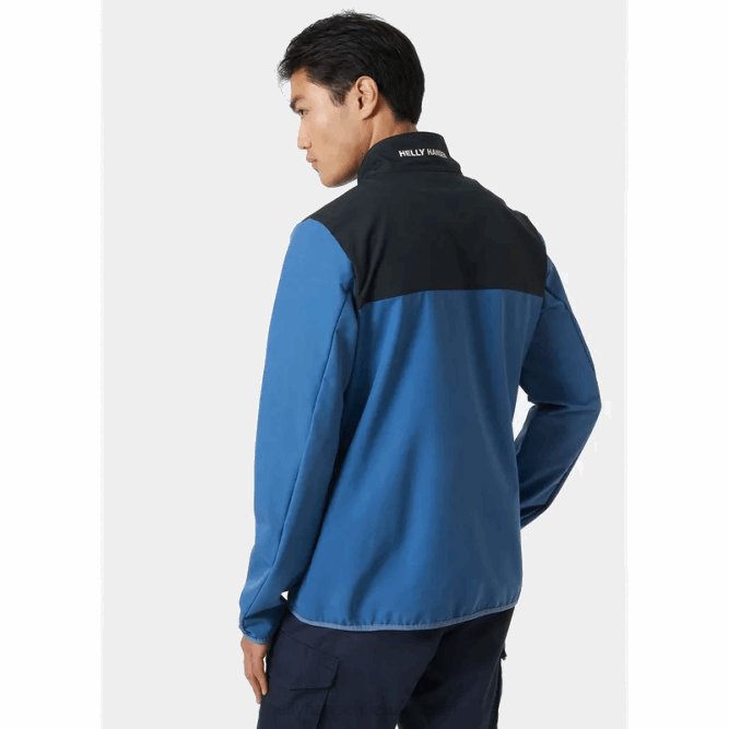 N68268 giacca softshell newport da uomo Helly-Hansen azzurrite