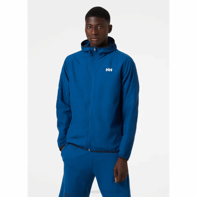 N682363 giubbotto impermeabile leggero da uomo juell Helly-Hansen fiordo profondo