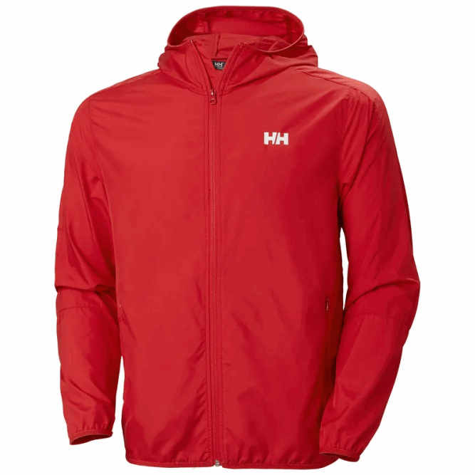 N682365 giubbotto impermeabile leggero da uomo juell Helly-Hansen rosso