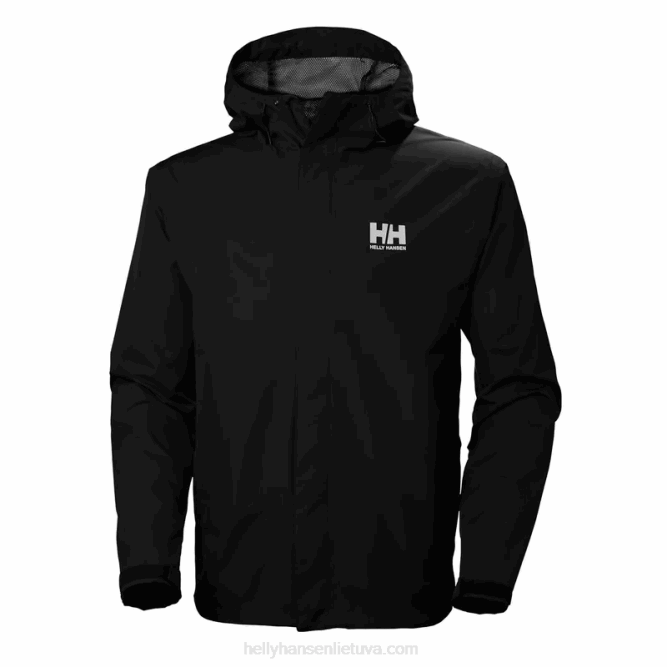 N682171 giacca antipioggia da uomo seven j Helly-Hansen nero