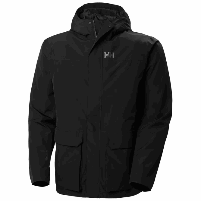 N682241 giacca antipioggia da uomo t2 utility Helly-Hansen nero