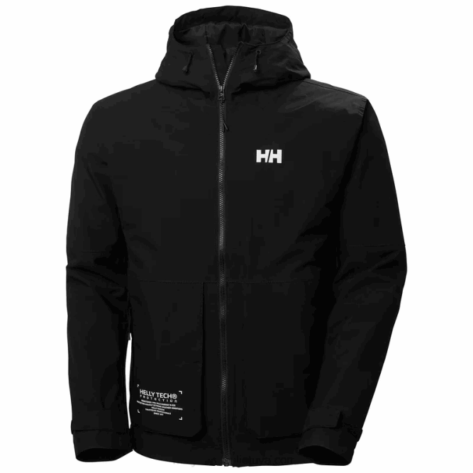 N682243 giacca antipioggia da uomo Helly-Hansen nero