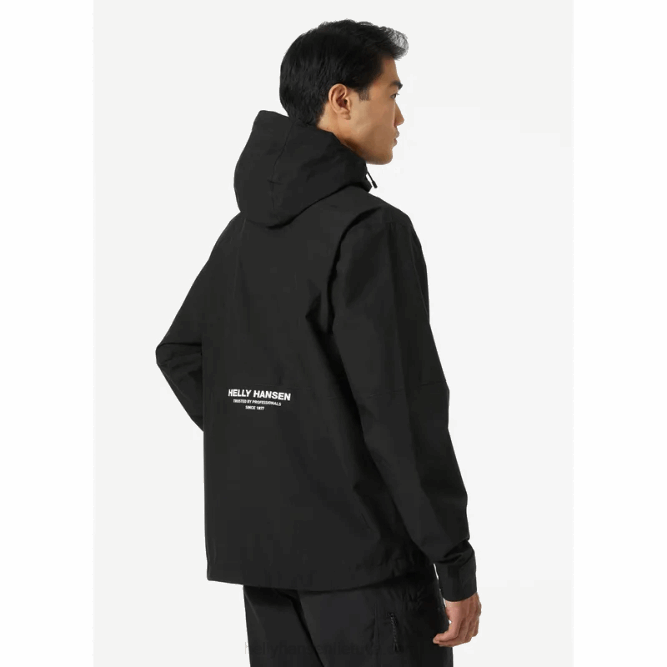 N682243 giacca antipioggia da uomo Helly-Hansen nero