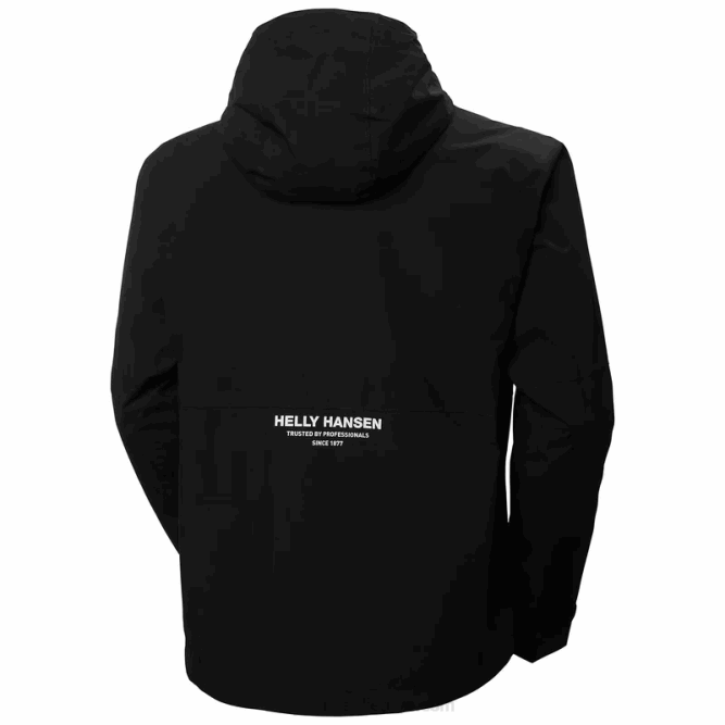 N682243 giacca antipioggia da uomo Helly-Hansen nero
