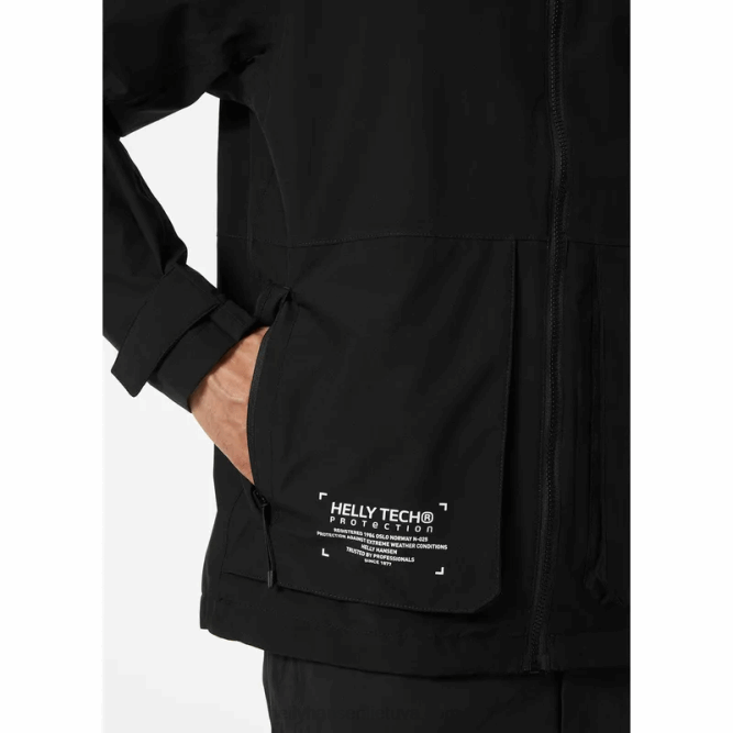 N682243 giacca antipioggia da uomo Helly-Hansen nero